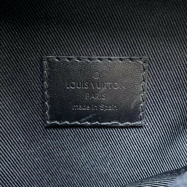 ルイヴィトン ボディバッグ モノグラム・エクリプス ディスカバリー・バムバッグ M44336 LOUIS VUITTON ブラック 黒