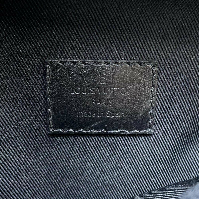 ルイヴィトン ボディバッグ モノグラム・エクリプス ディスカバリー・バムバッグ M44336 LOUIS VUITTON ブラック 黒