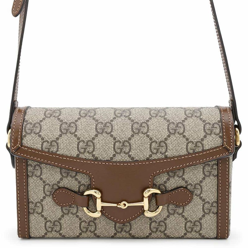 グッチ ショルダーバッグ GGスプリーム ホースビット1955 PVC レザー 699296 GUCCI