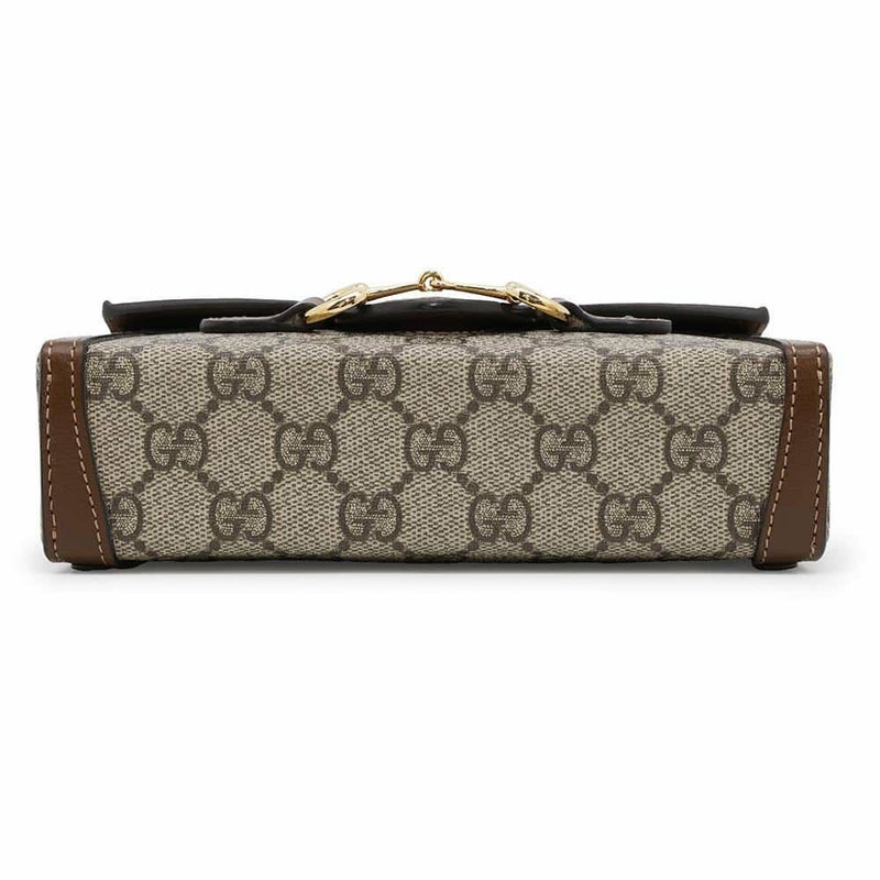 グッチ ショルダーバッグ GGスプリーム ホースビット1955 PVC レザー 699296 GUCCI