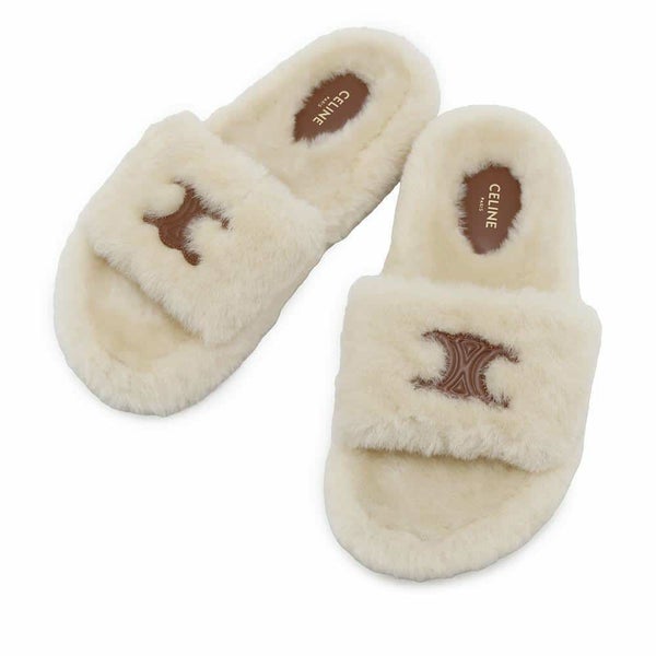 セリーヌ サンダル トリオンフ スライド ムートン レディースサイズ36 CELINE 靴