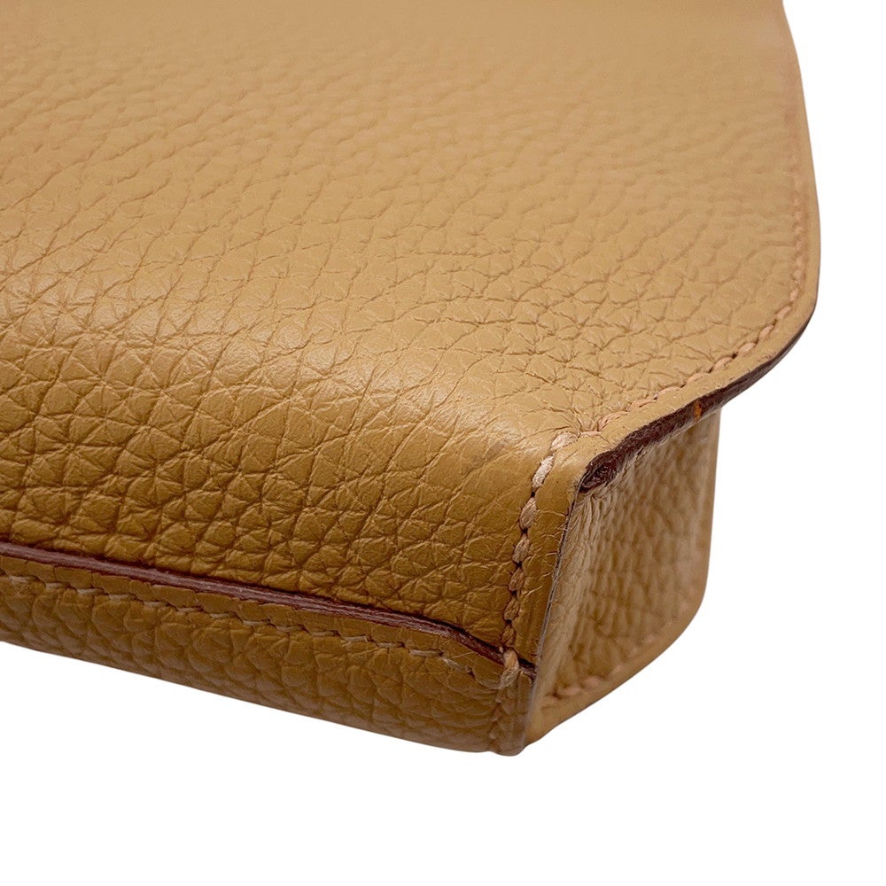 エルメス ケリーデペッシュ34 セサミ/シルバー金具 トゴ Z刻印 HERMES