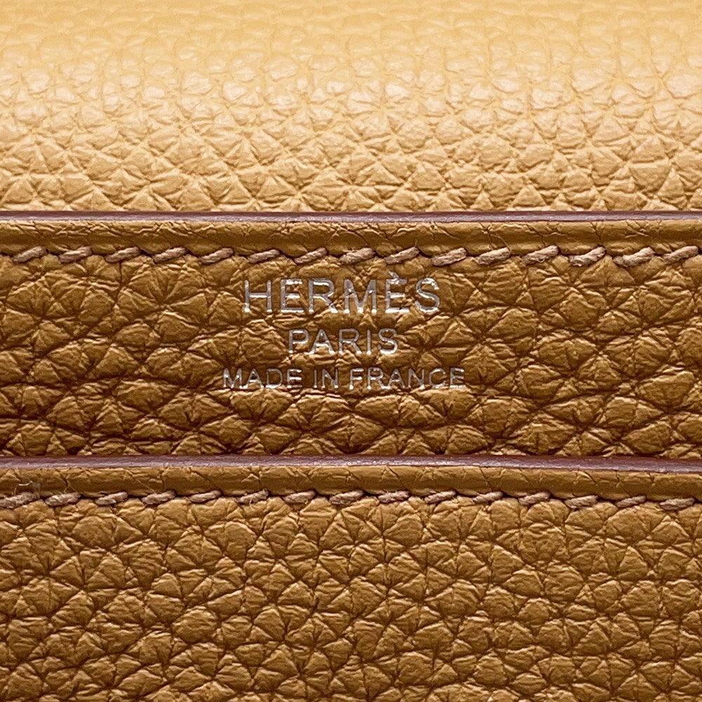 エルメス HERMES ケリーデペッシュ 34 ゴールド メンズバック エルメス ケリーデペッシュ34 セサミ/シルバー金具 トゴ Z刻印 HERMES
