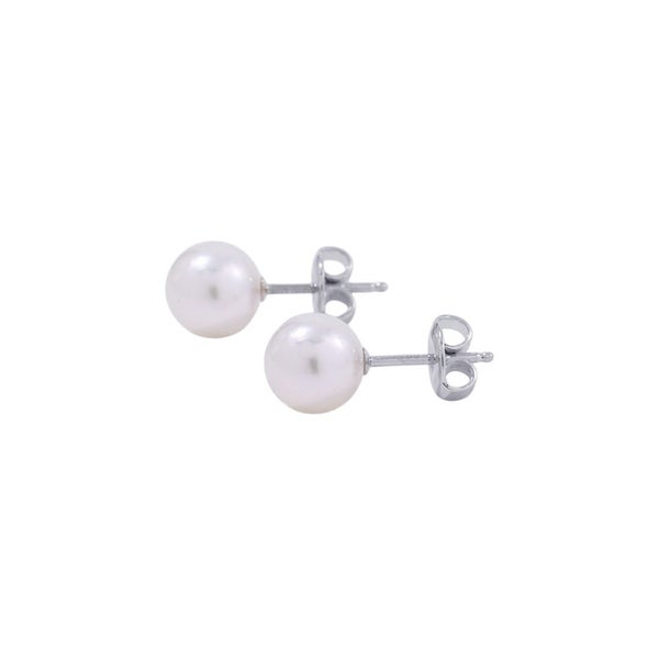 ミキモト ネックレス エトレンヌ ピアスセット あこや真珠 パール K18WGホワイトゴールド MIKIMOTO