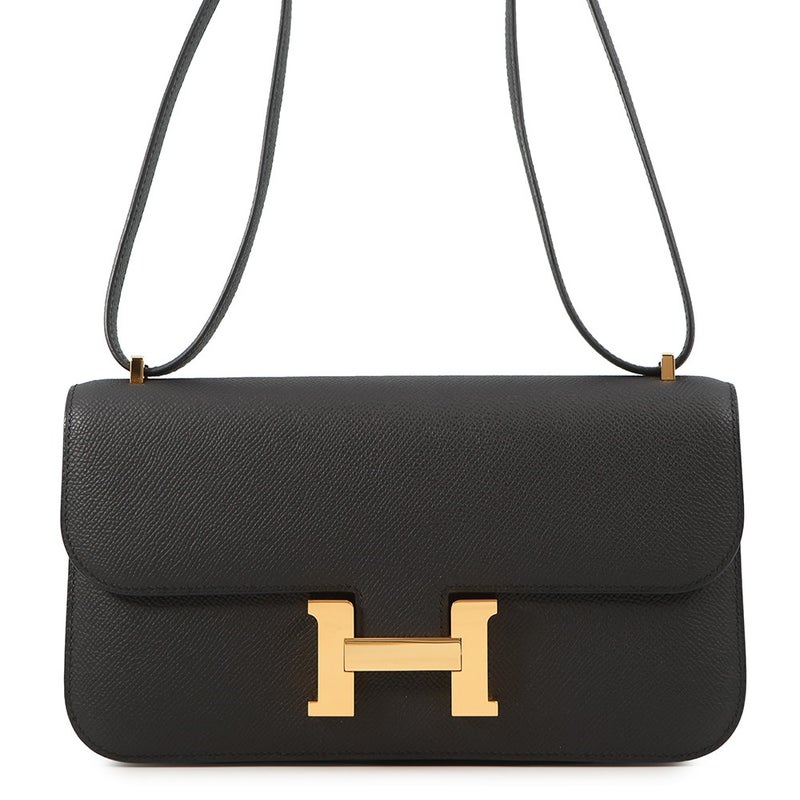 エルメス コンスタンス エラン ミロワール ブラック/ゴールド金具 エプソン K刻印 HERMES 黒