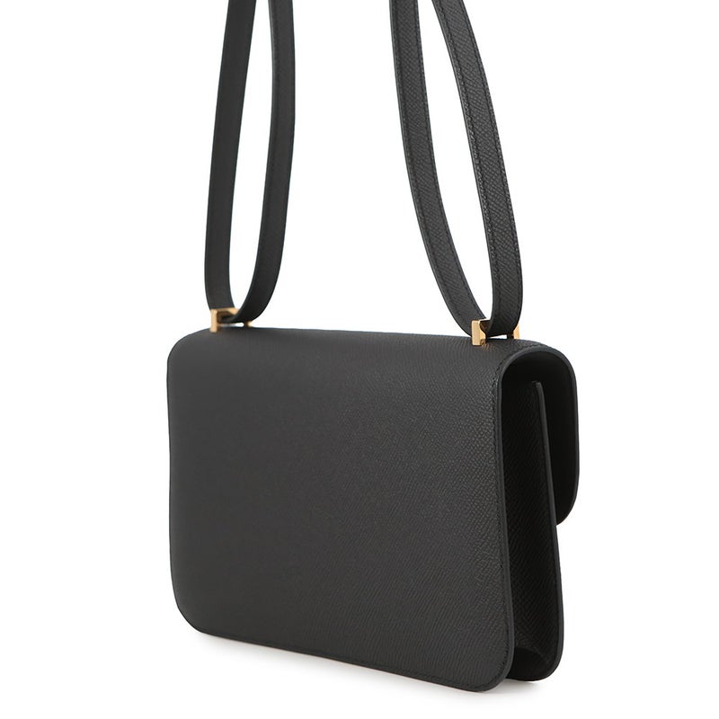 エルメス コンスタンス エラン ミロワール ブラック/ゴールド金具 エプソン K刻印 HERMES 黒