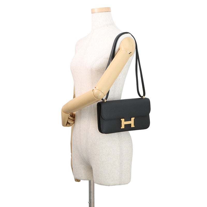 エルメス コンスタンス エラン ミロワール ブラック/ゴールド金具 エプソン K刻印 HERMES 黒