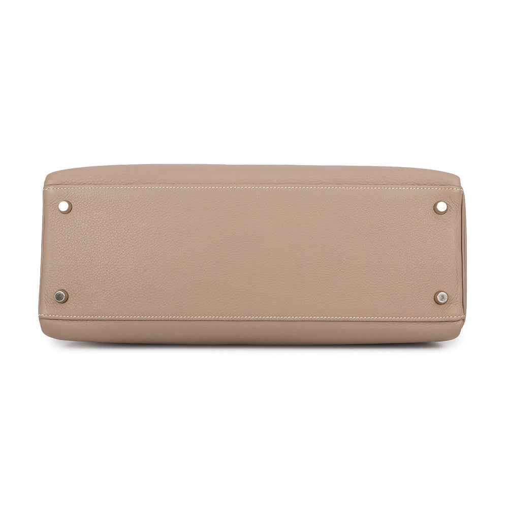 エルメス ハンドバッグ ケリー35 内縫い アルジル/マットシルバー金具