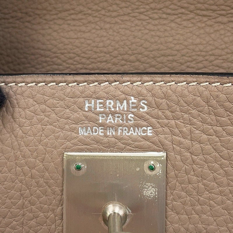 エルメス ハンドバッグ ケリー35 内縫い アルジル/マットシルバー金具 トゴ □E刻印 HERMES 2wayバッグ
