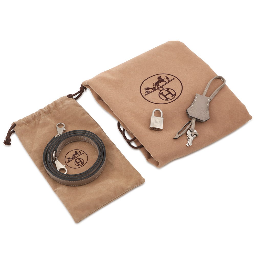 エルメス ハンドバッグ ケリー35 内縫い アルジル/マットシルバー金具