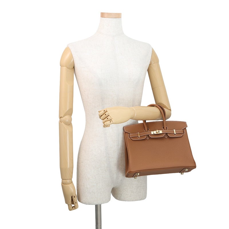 エルメス バーキン25 ゴールド/ゴールド金具 トゴ G刻印 HERMES Birkin ハンドバッグ