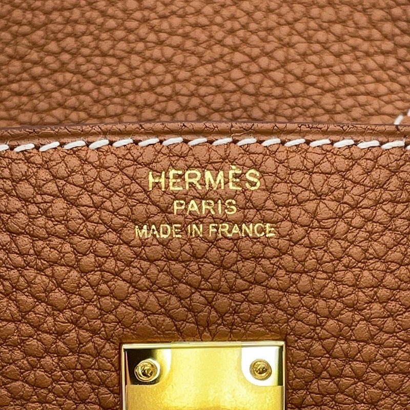 エルメス バーキン25 ゴールド/ゴールド金具 トゴ G刻印 HERMES Birkin ハンドバッグ