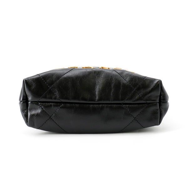シャネル ハンドバッグ CHANEL22 ミニ ココマーク シャイニーカーフレザー AS3980 CHANEL 2wayショルダーバッグ 黒