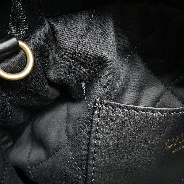 シャネル ハンドバッグ CHANEL22 ミニ ココマーク シャイニーカーフレザー AS3980 CHANEL 2wayショルダーバッグ 黒
