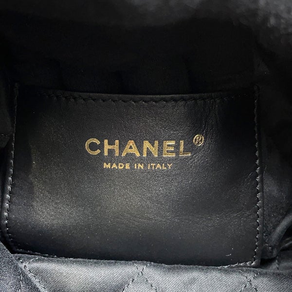 シャネル ハンドバッグ CHANEL22 ミニ ココマーク シャイニーカーフレザー AS3980 CHANEL 2wayショルダーバッグ 黒