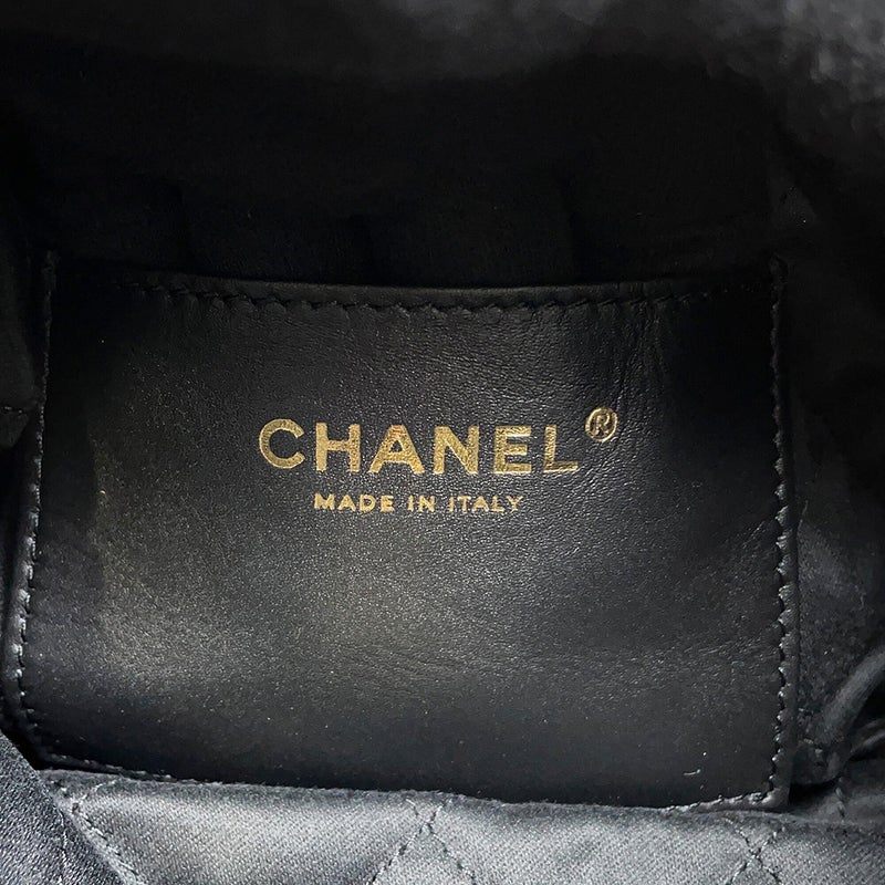 シャネル ハンドバッグ CHANEL22 ミニ ココマーク シャイニーカーフレザー AS3980 CHANEL 2wayショルダーバッグ 黒