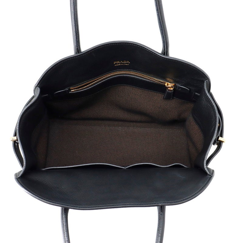 プラダ トートバッグ ロゴ トートバッグ レザー 1BG517 PRADA バッグ 黒