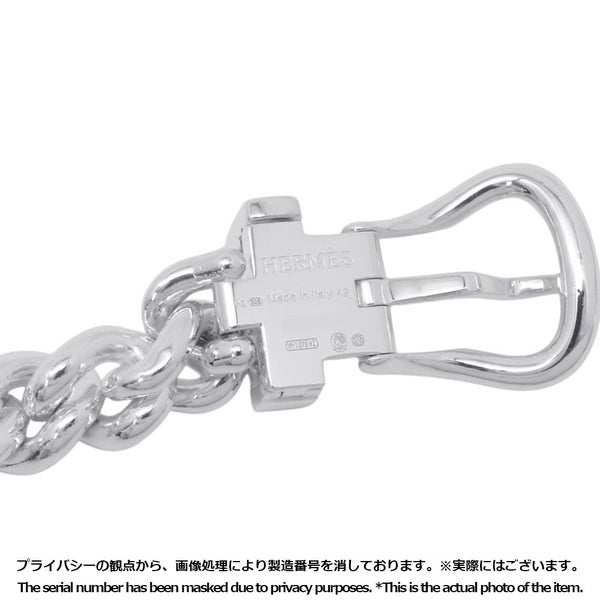 エルメス ネックレス ブックルセリエ アンフレクシブル SV925シルバー サイズPM/42 HERMES ジュエリー