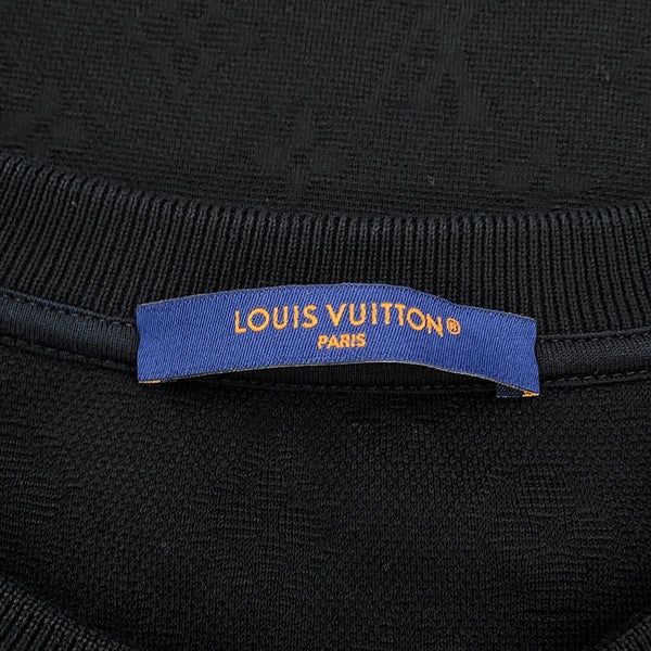 ルイヴィトン Ｔシャツ シグネチャー 3Dポケット モノグラム  メンズサイズS LOUIS VUITTON トップス 黒 ブラック