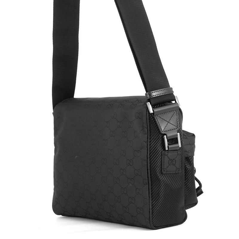 グッチ ショルダーバッグ ミディアム クロスボディバッグ GGナイロン 816820 GUCCI バッグ 黒