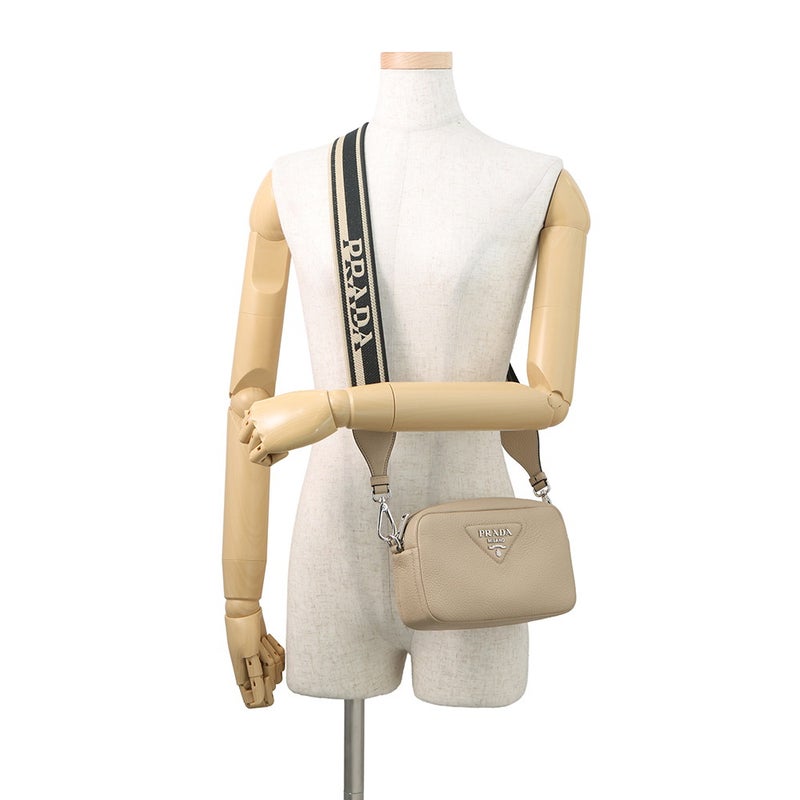 プラダ ショルダーバッグ ヴィッテロダイノ 1BH192 PRADA ベージュ