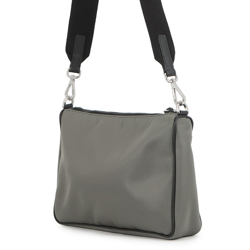 プラダ ショルダーバッグ トライアングルロゴ バイカラー ナイロン レザー 2VH113 PRADA
