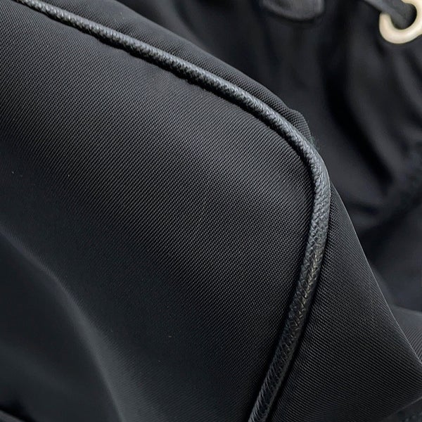 プラダ リュック ナイロン レオパード バックパック 1BZ811 PRADA バッグ リュックサック 黒