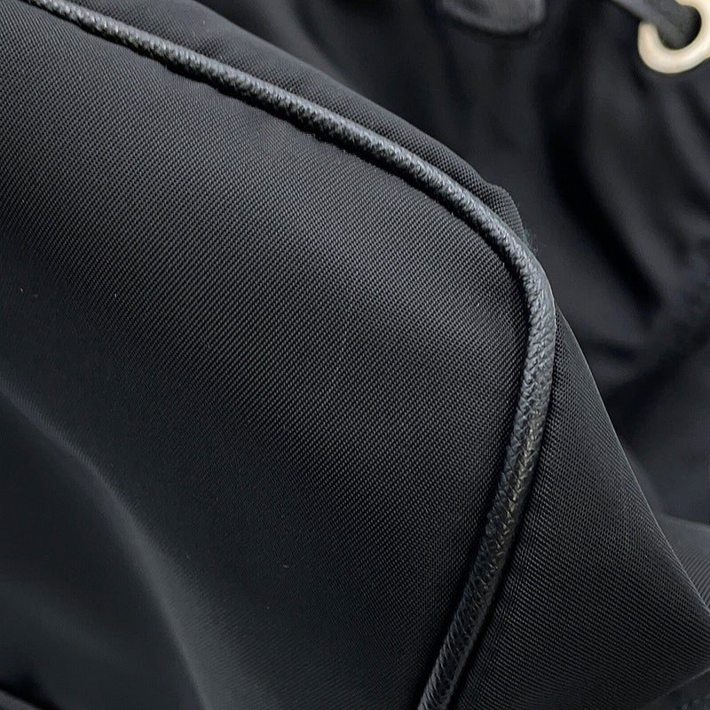 プラダ リュック ナイロン レオパード バックパック 1BZ811 PRADA バッグ リュックサック 黒