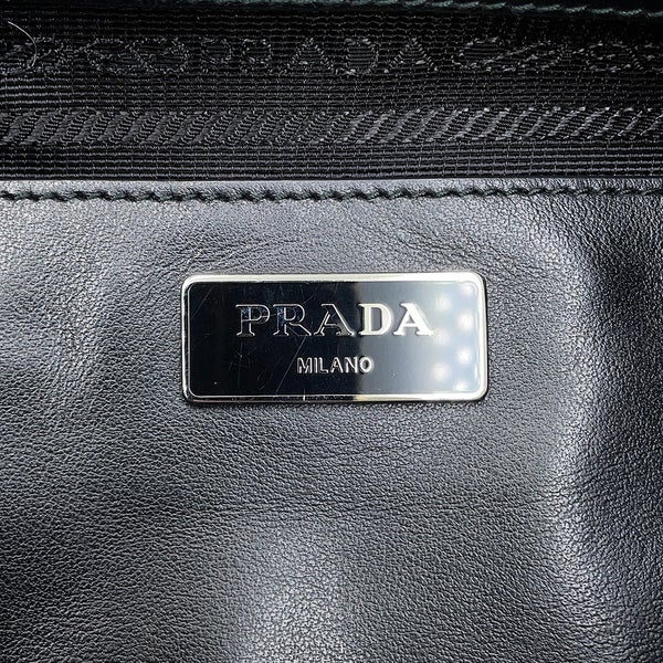 プラダ リュック ナイロン レオパード バックパック 1BZ811 PRADA バッグ リュックサック 黒