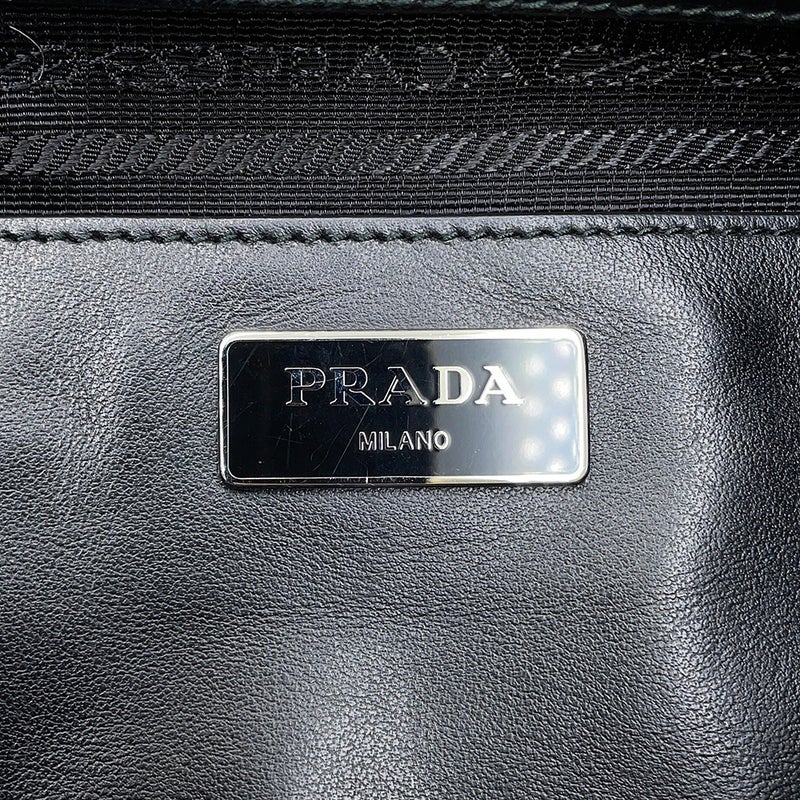 プラダ リュック ナイロン レオパード バックパック 1BZ811 PRADA バッグ リュックサック 黒