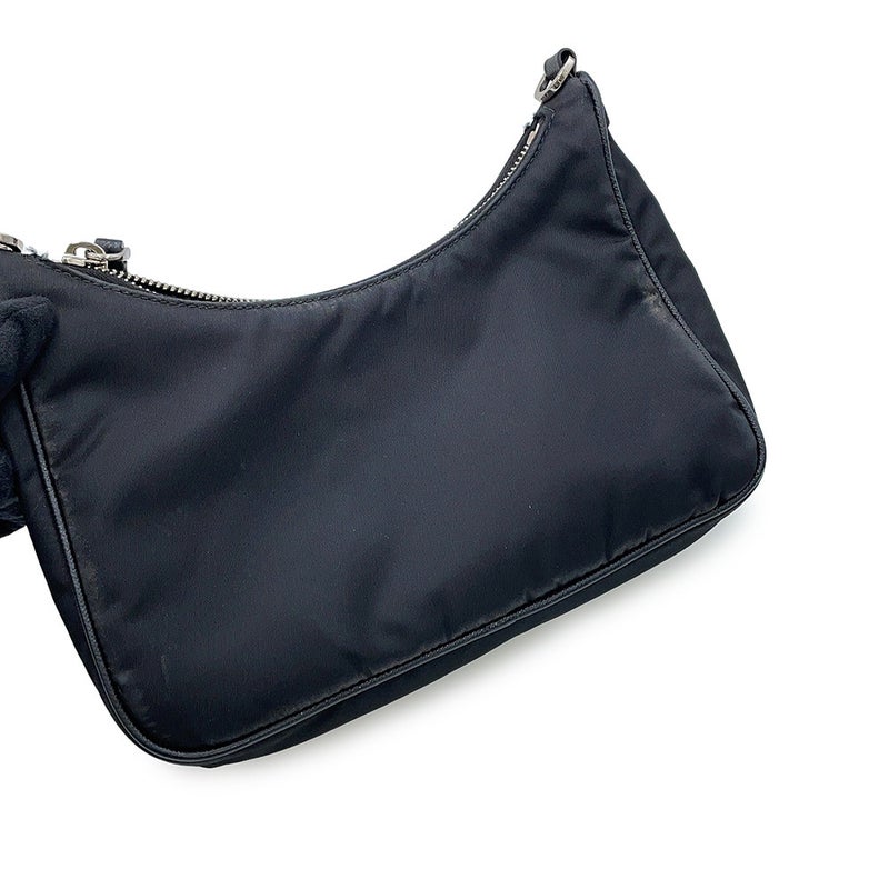 プラダ ショルダーバッグ Re-Edition 2005 ナイロン 1BH204 PRADA 2wayバッグ 黒