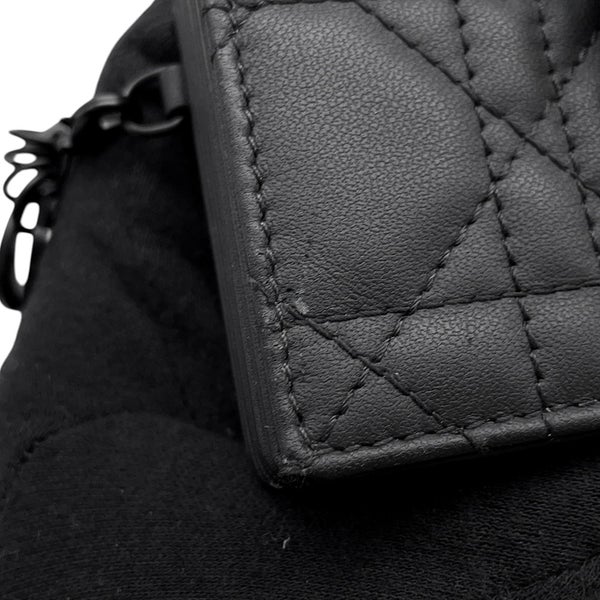 クリスチャン・ディオール カードケース Lady Dior Jasmine ラムスキン S0074OVRB Christian Dior 名刺入れ 黒