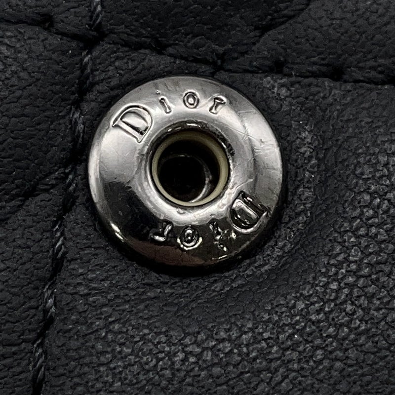 クリスチャン・ディオール カードケース Lady Dior Jasmine ラムスキン S0074OVRB Christian Dior 名刺入れ 黒