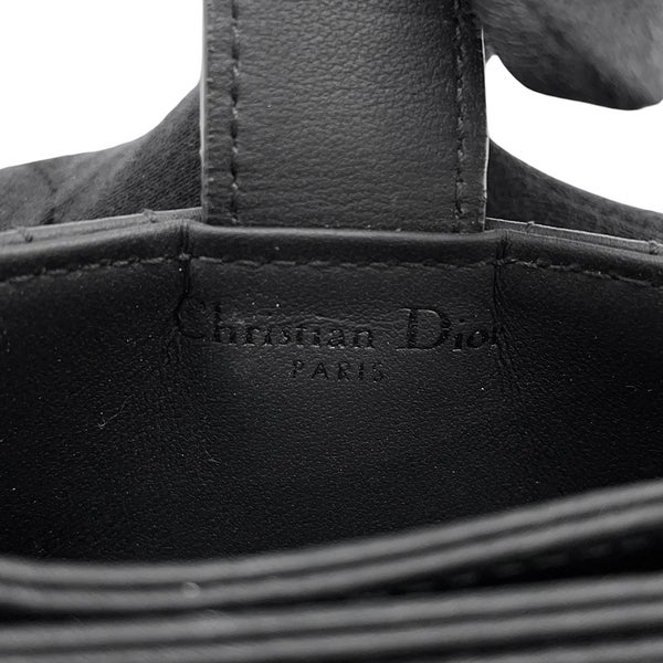 クリスチャン・ディオール カードケース Lady Dior Jasmine ラムスキン S0074OVRB Christian Dior 名刺入れ 黒