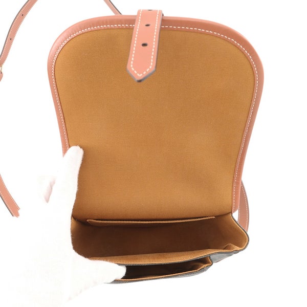 セリーヌ ショルダーバッグ ミディアム フォルコ トリオンフ PVC/カーフレザー 191502 CELINE ブラウン