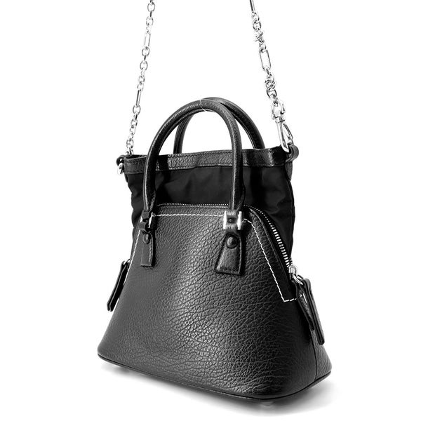メゾンマルジェラ ハンドバッグ 5AC マイクロ レザー S56WG0081 Maison Margiela 2way 黒