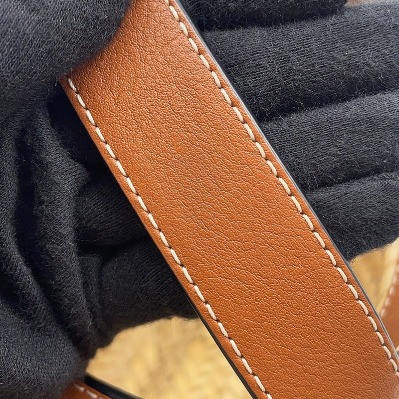 ロエベ ハンドバッグ バスケットバッグ スモール ラフィア/レザー 327.02.S93 LOEWE カゴバッグ