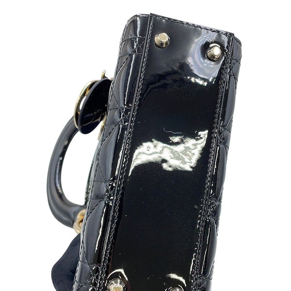 クリスチャン・ディオール ハンドバッグ カナージュ レディディオール ミニ M0505OWCB 2way 黒