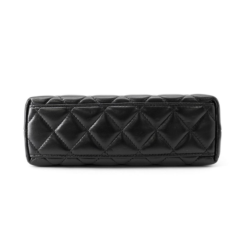 シャネル ハンドバッグ ミニ マトラッセ ココマーク レザー AS4416 CHANEL 2wayショルダーバッグ 黒