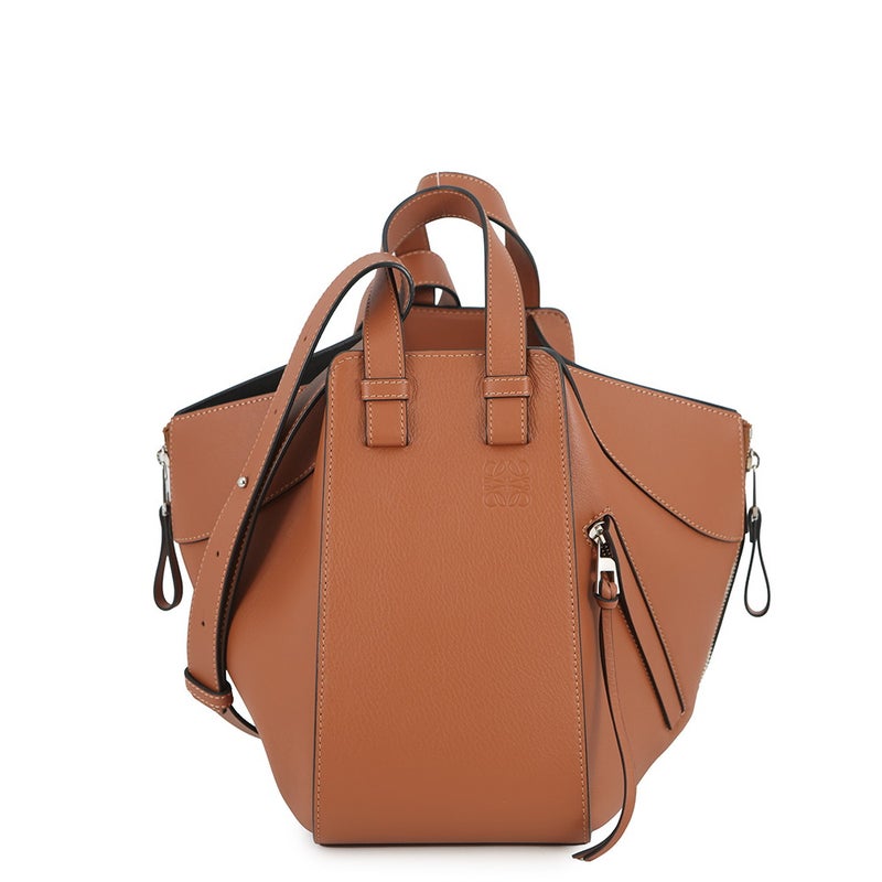 ロエベ ショルダーバッグ ハンモック スモール クラシックカーフレザー 387.30.S35 LOEWE 2WAY ブラウン セール品