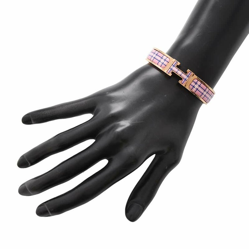 エルメス ブレスレット クリック H クリッククラックPM タッタソールチェック HERMES アクセサリー