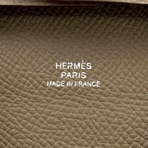 エルメス コインケース バスティア エトゥープ エプソン B刻印 HERMES 財布