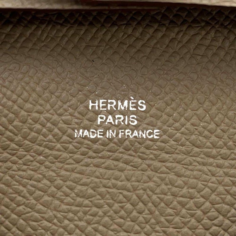 エルメス コインケース バスティア エトゥープ エプソン B刻印 HERMES 財布