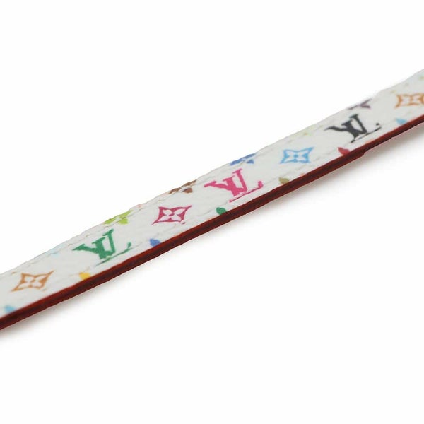 ルイヴィトン ブレスレット モノグラム・マルチカラー LVxTM ブレスレット・LVシグネチャー サイズ17 M8966F 村上隆 白