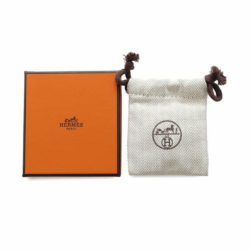 エルメス ピアス ミニ・ポップアッシュ ホワイト/ピンクゴールド金具 Hモチーフ HERMES Pop H ポップH