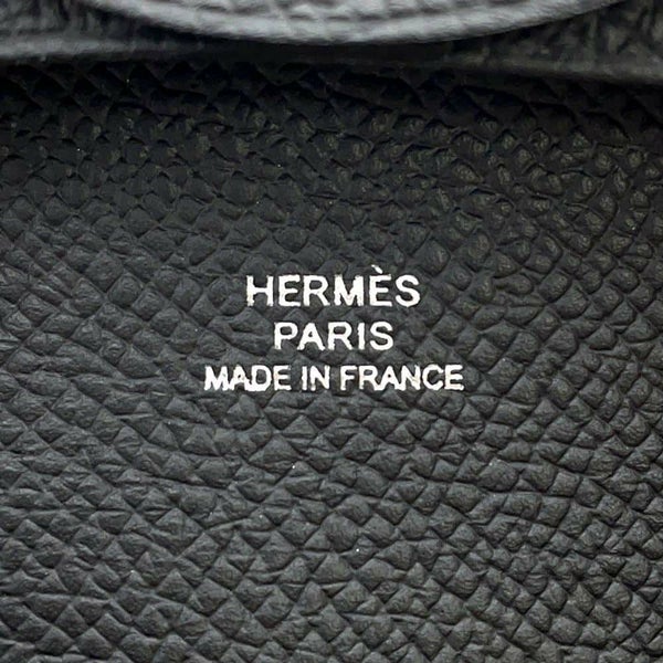 エルメス コインケース バスティア ブラック エプソン B刻印 HERMES 財布