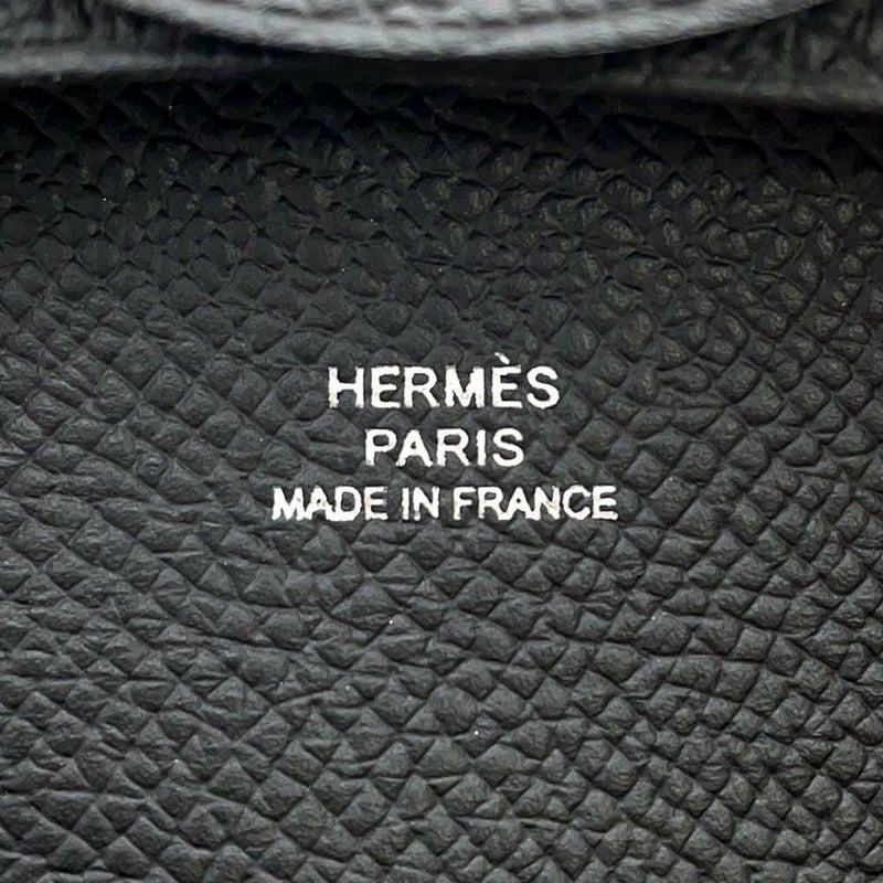 エルメス コインケース バスティア ブラック エプソン B刻印 HERMES 財布