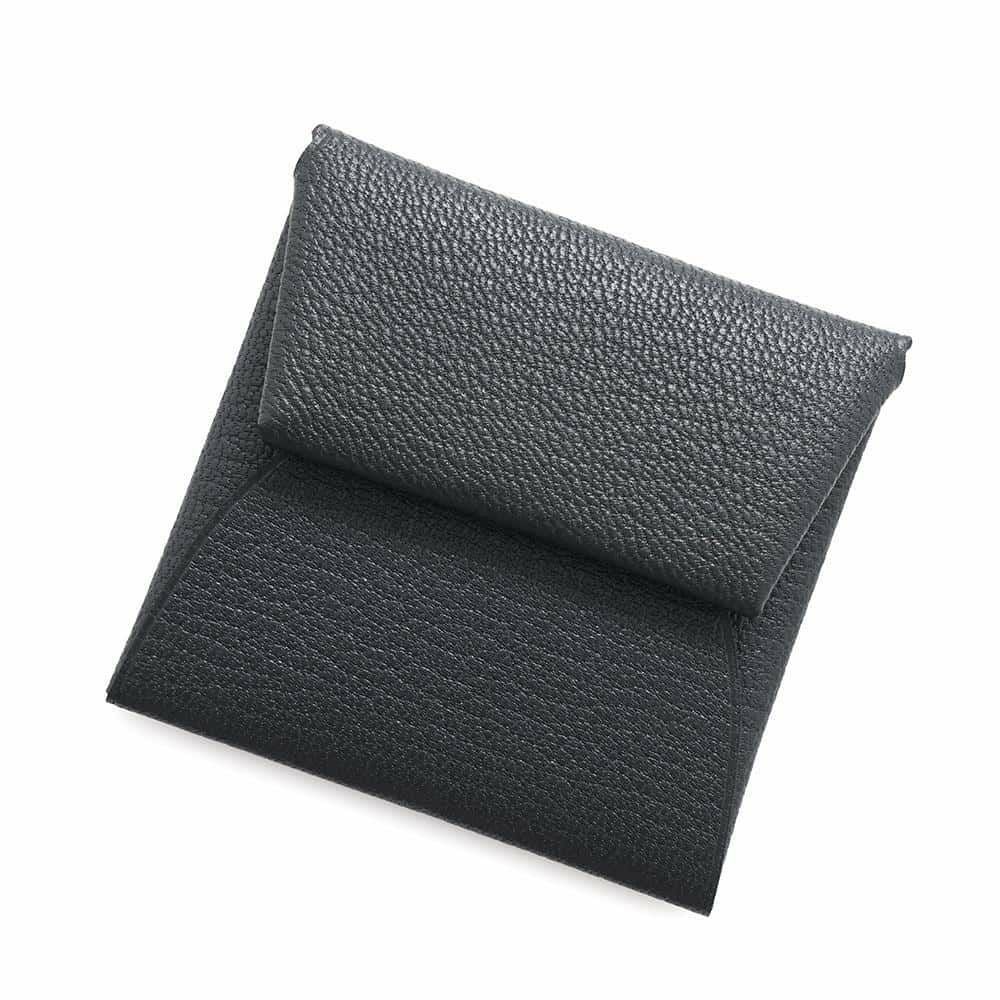 エルメス HERMES ケース バスティア ヴェルソ 小銭入れ 財布 シェーブルミゾル W刻印 ブルーオーシャン モーヴペール 未使用品 HERMES - エルメス HERMES コインケース バスティア ヴェルソ 小銭入れ