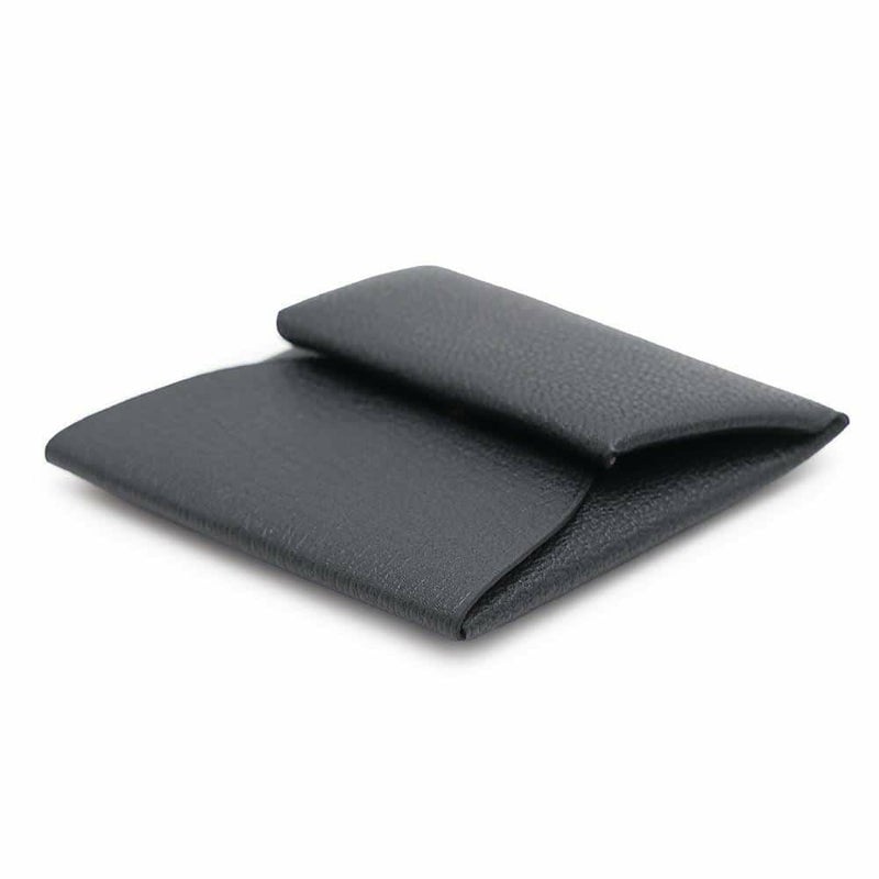 エルメス コインケース バスティア ヴェルソ ブルーオーシャン/モーヴペール シェブルミゾル W刻印 シェーブル