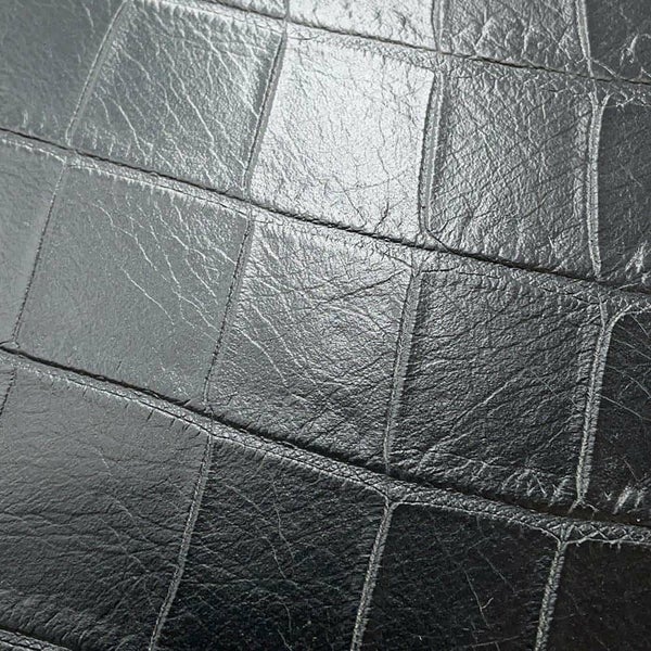 サンローランパリ トートバッグ サックドジュールスープル ラージ クロコ型押しレザー 478167 2way 黒